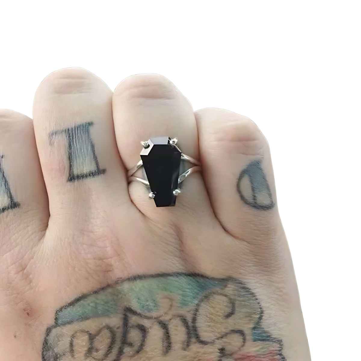 Black Coffin Ring