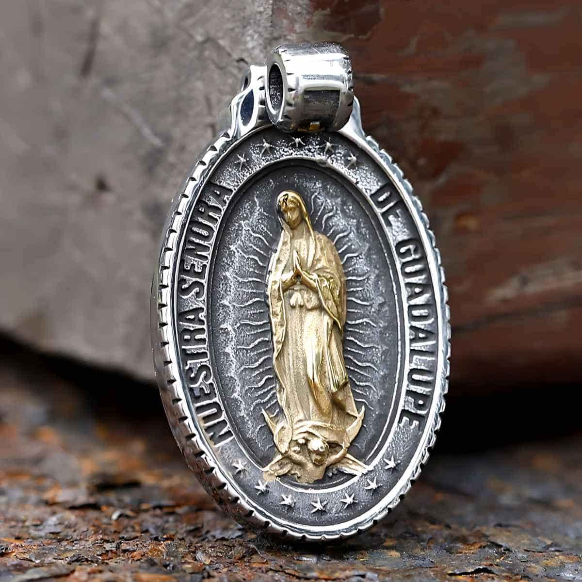 Shops blessed virgin mary necklace