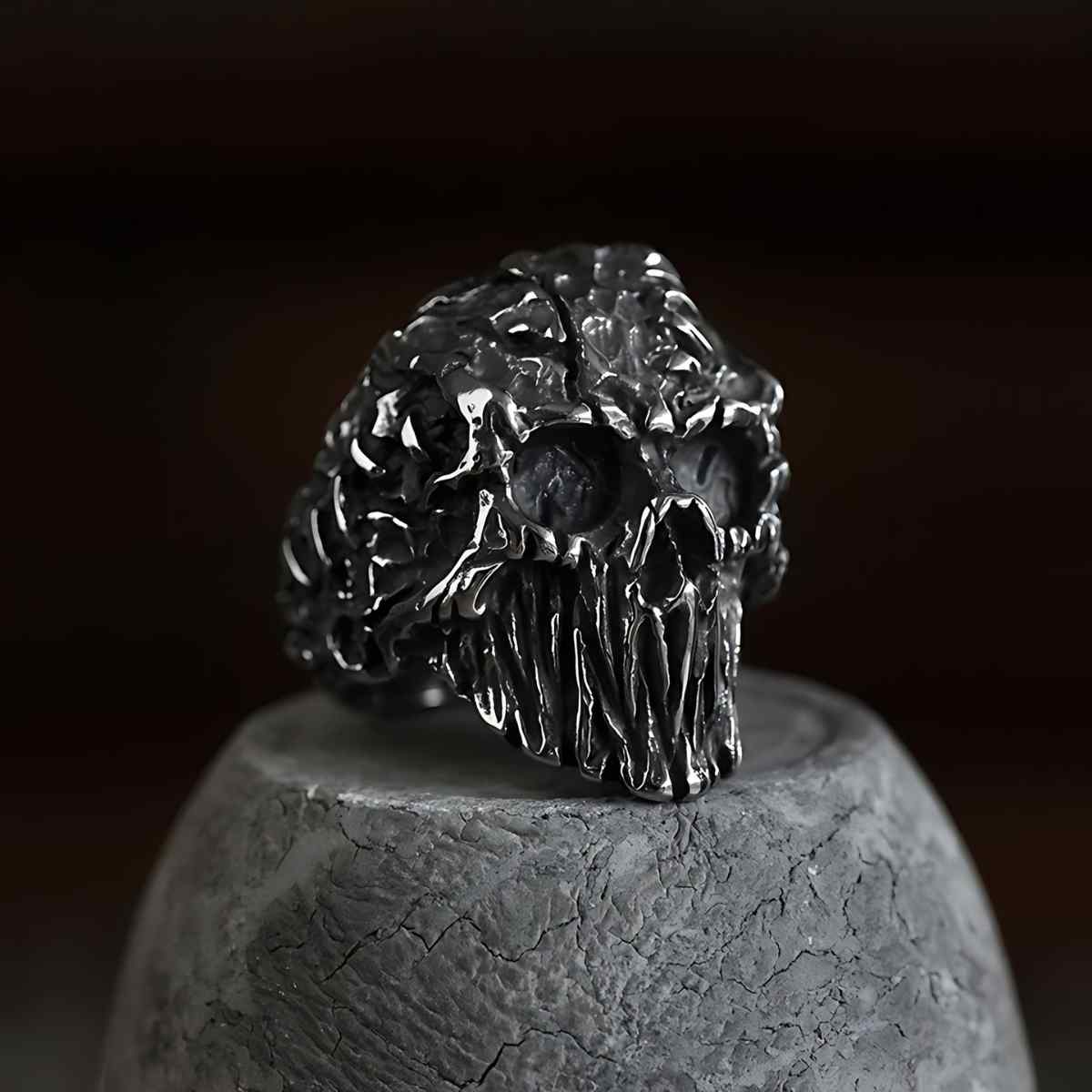 Devil Skull Ring Xenos Jewelry