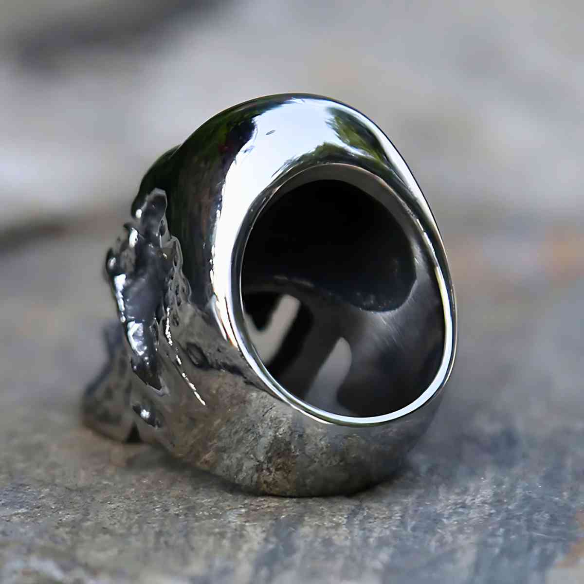Vampire Skull Ring Stainless Steel Xenos Jewelry