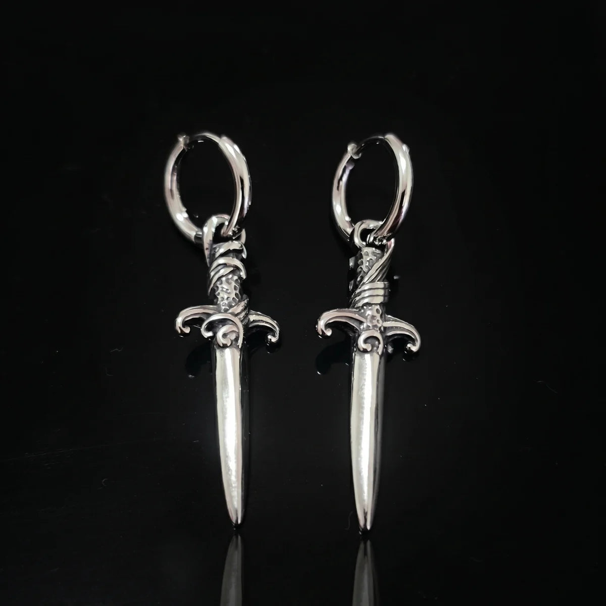 Viking Dagger Earrings | Xenos Jewelry
