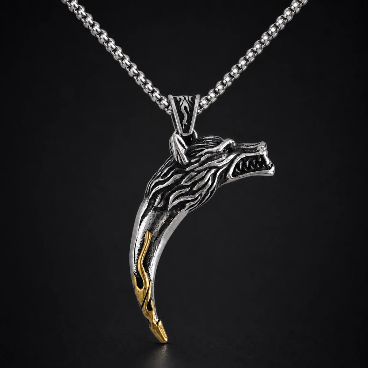 Wolf Tooth Necklace | Viking Mythology Jewelry