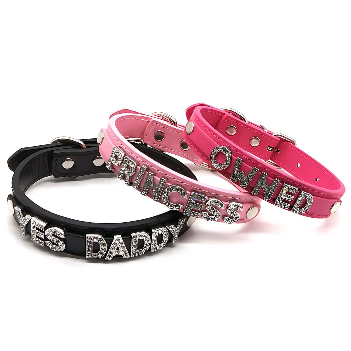 Yes Daddy Sexy Rhinestone Choker Xenos Jewelry