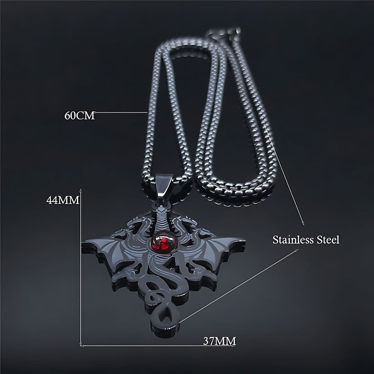 Black Dragon Necklace - Xenos Jewelry