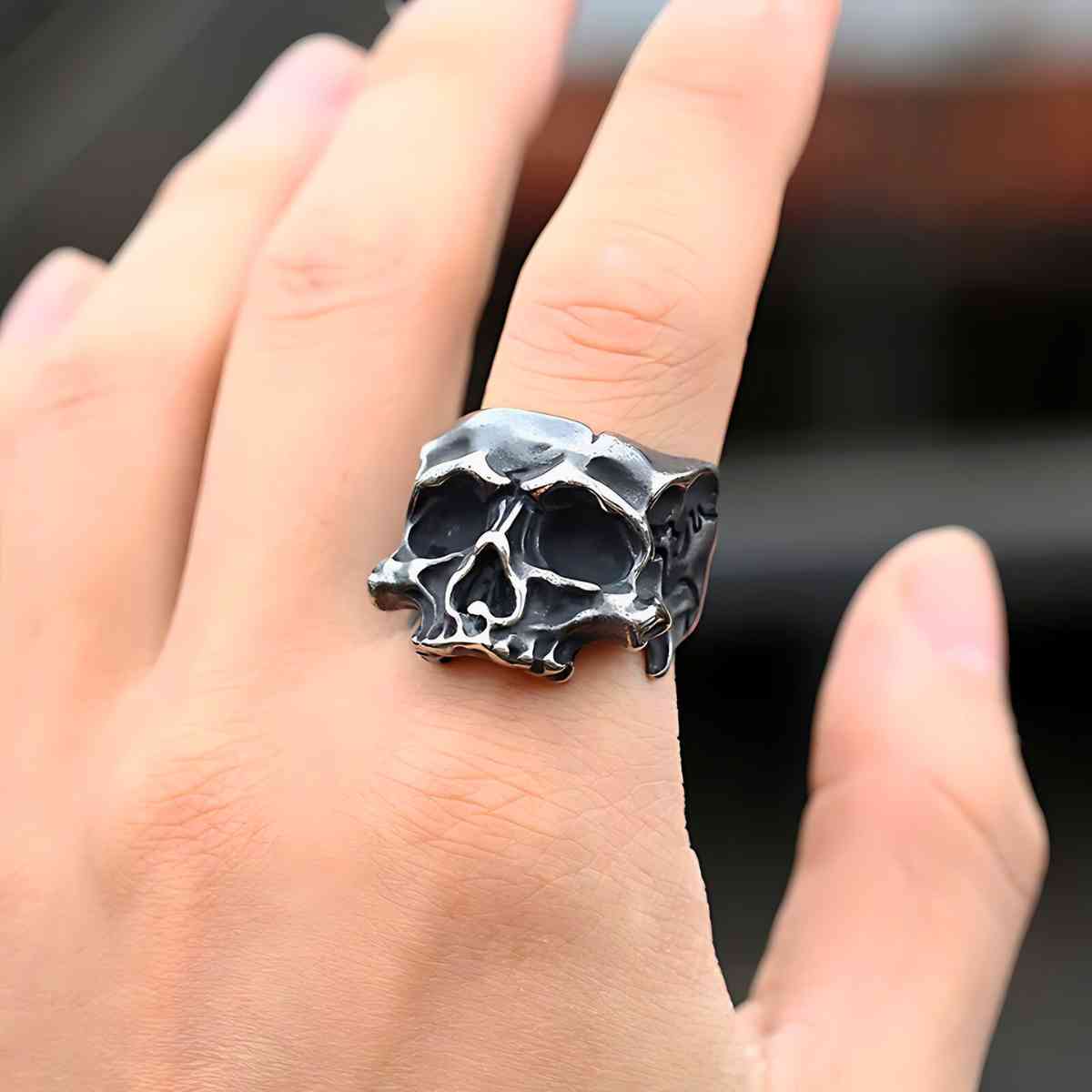 Broken Skull Ring - Xenos Jewelry