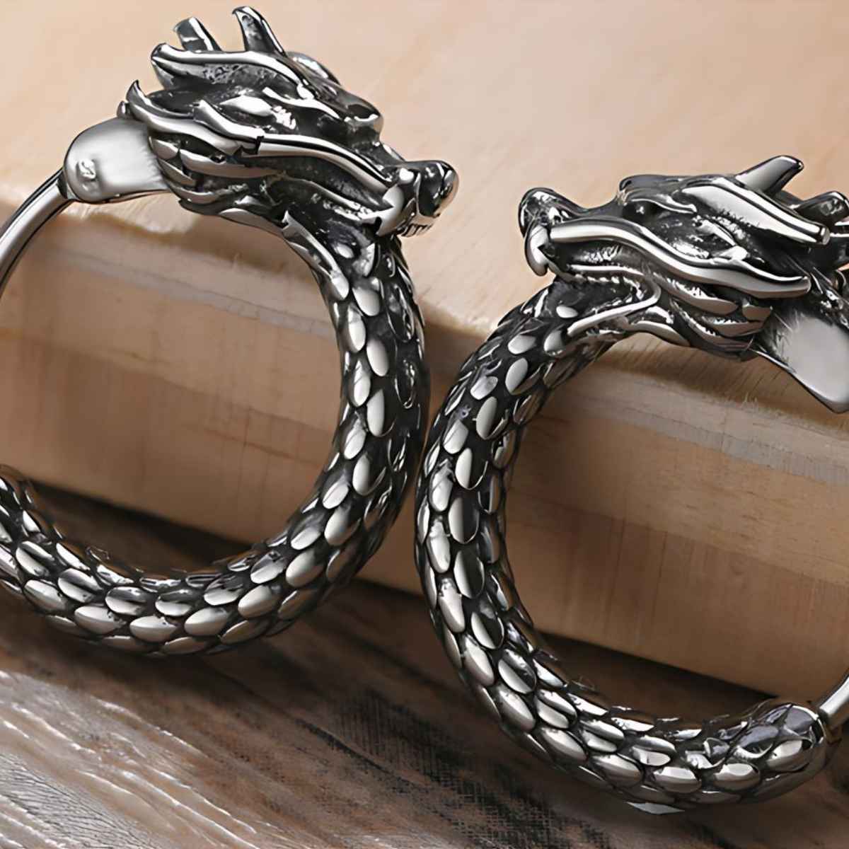 Dragon Earrings for Men - Xenos Jewelry