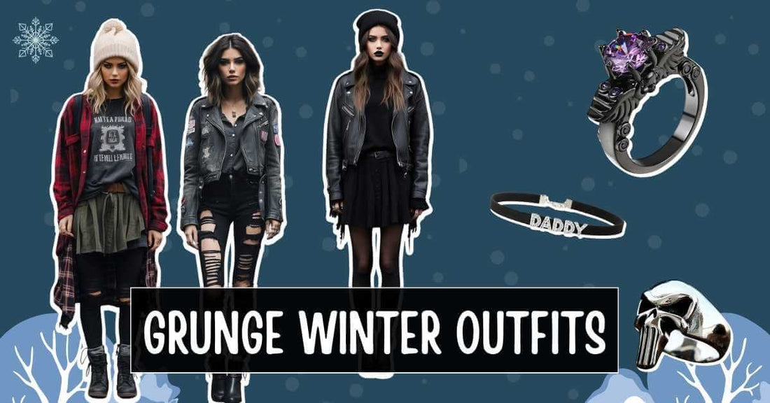 10 Grunge Winter Outfits to Rock in 2024 - Xenos Jewelry