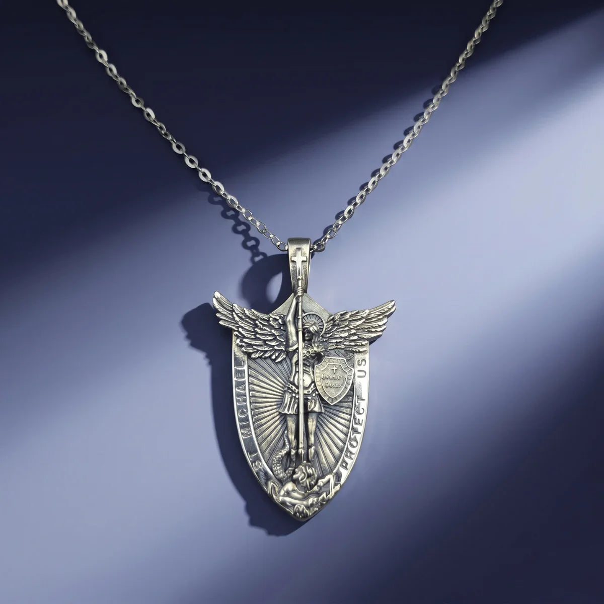 St Michael Pendant Necklace | For Sale at Xenos Jewelry
