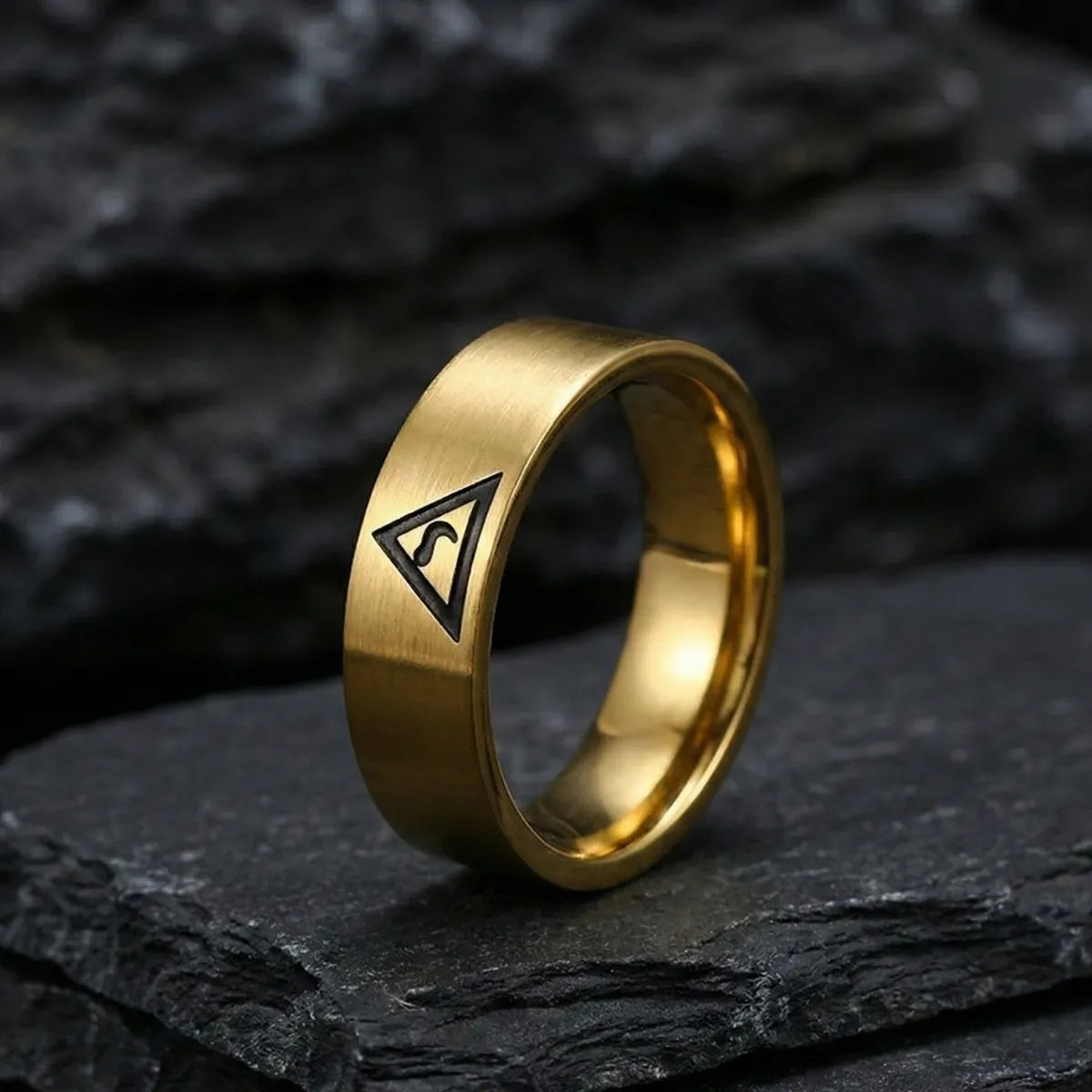 14th Degree Masonic Ring 8mm Gold
