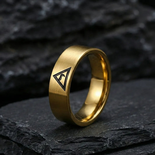 14th Degree Masonic Ring 8mm Gold