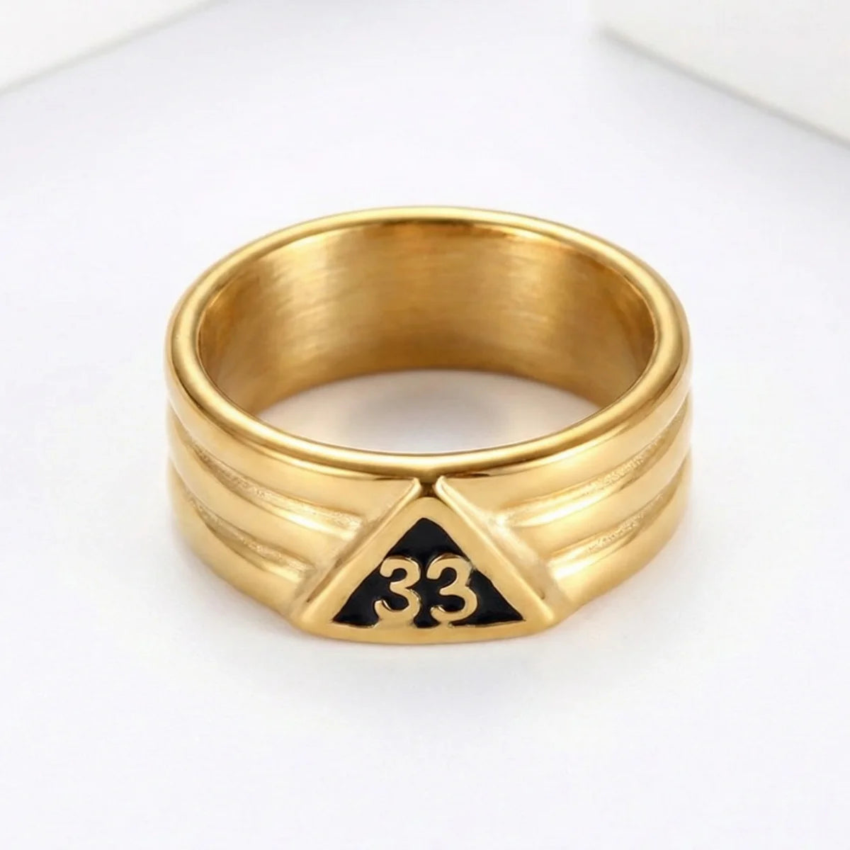 33rd Degree Ring Gold Details
