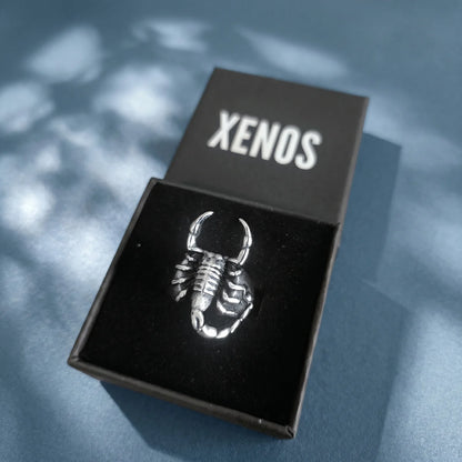 3D Scorpion Ring Inside a Xenos Jewelry Box