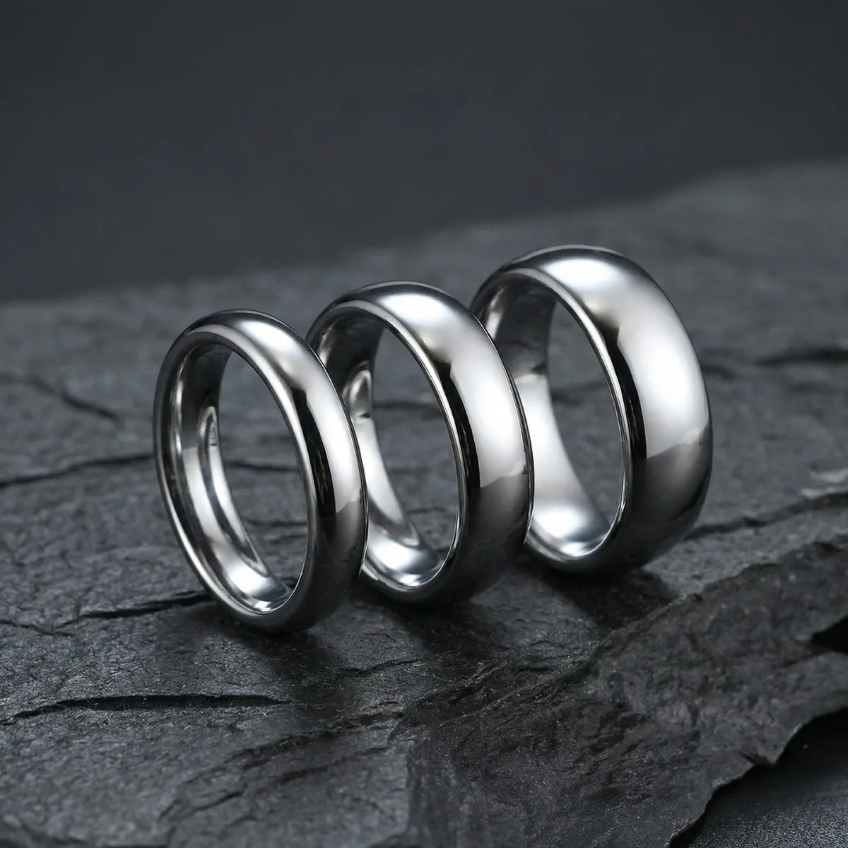4mm 6mm 8mm Tungsten Carbide Rings Details