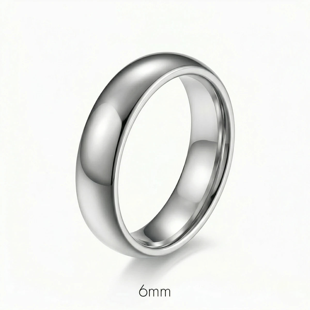 6mm Tungsten Carbide Ring Details