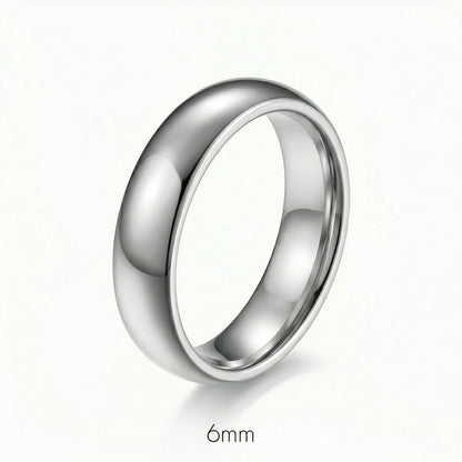 6mm Tungsten Carbide Ring Details