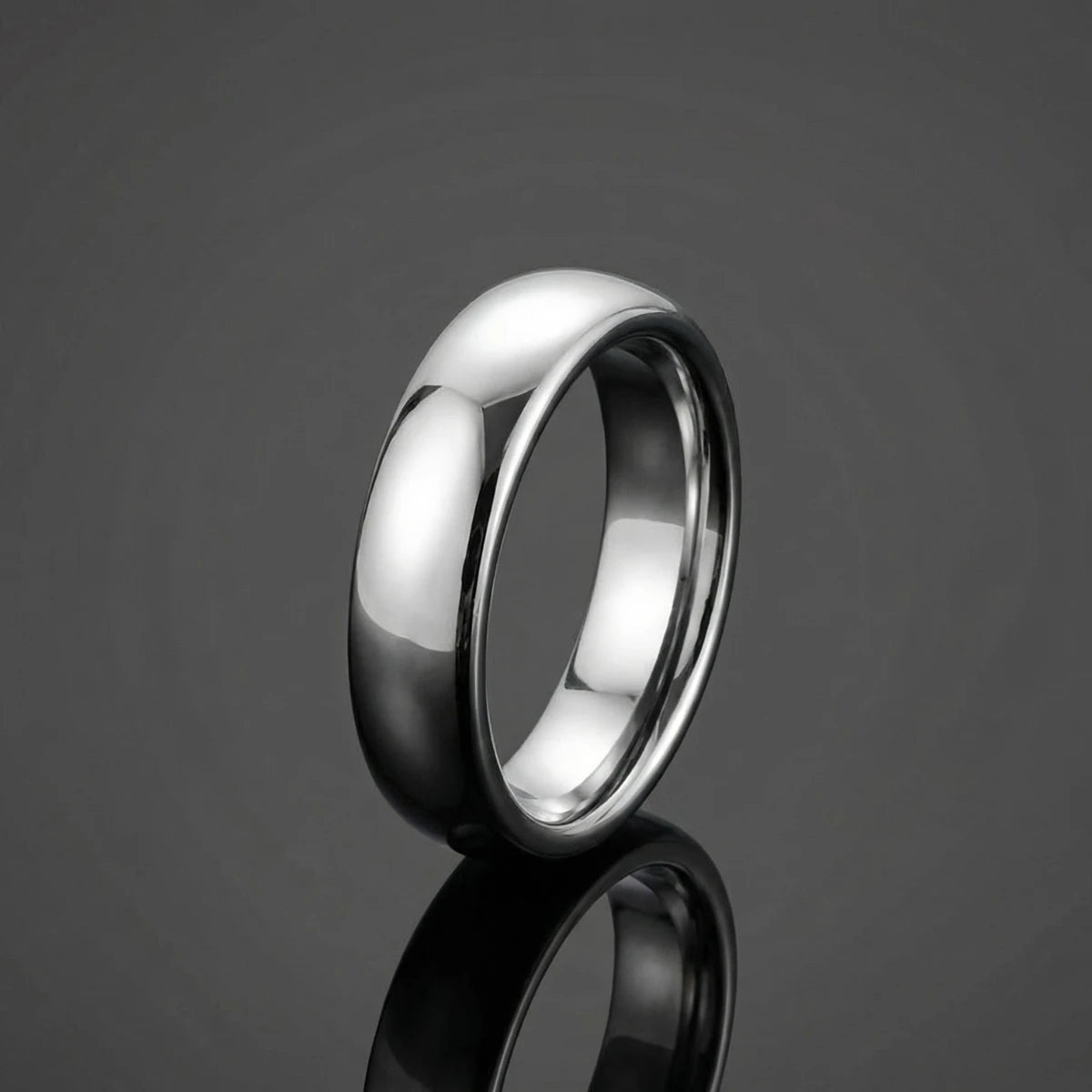 8mm Tungsten Carbide Ring