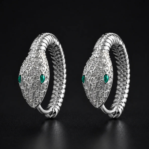 925-Silver-Emerald-Eye-Snake-