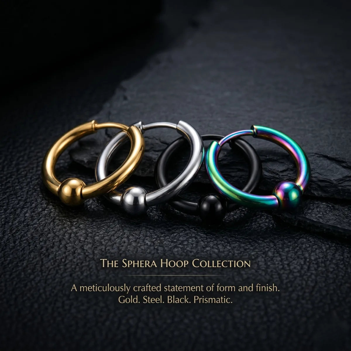 Ball Closure Hoop Earrings Collections Details