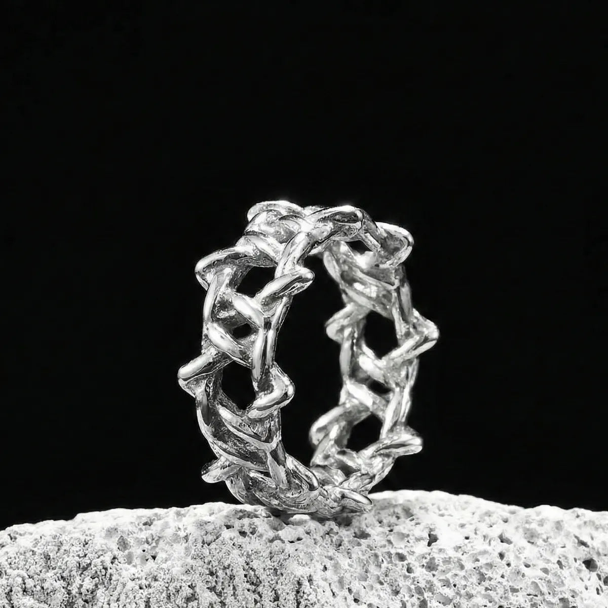 Barbed Wire Thorns Ring