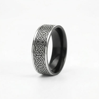 Black Celtic Knot Band