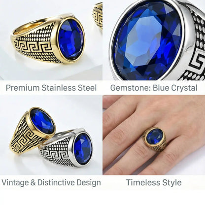 Blue Stone Ring Features