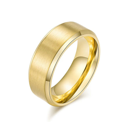 Brushed Gold Ring Details