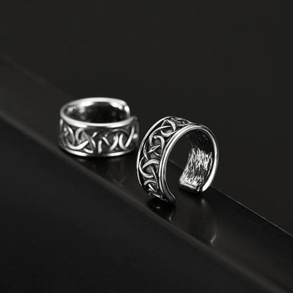 Celtic Knot Ear Cuff Earrings Side