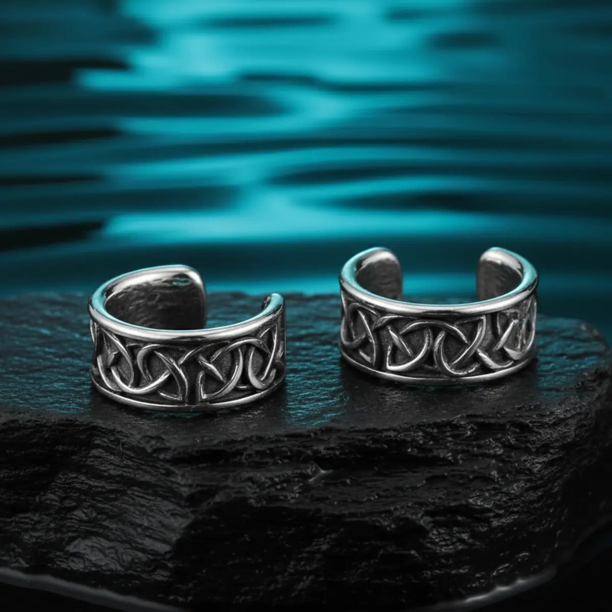 Celtic Knot Ear Cuff Earrings