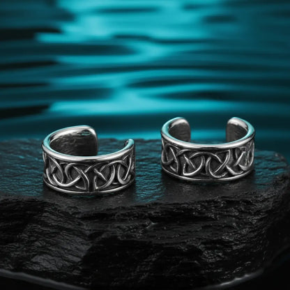 Celtic Knot Ear Cuff Earrings