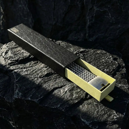 Chunky Woven Mesh Bracelet 30mm in Xenos Jewelry Packaging Box