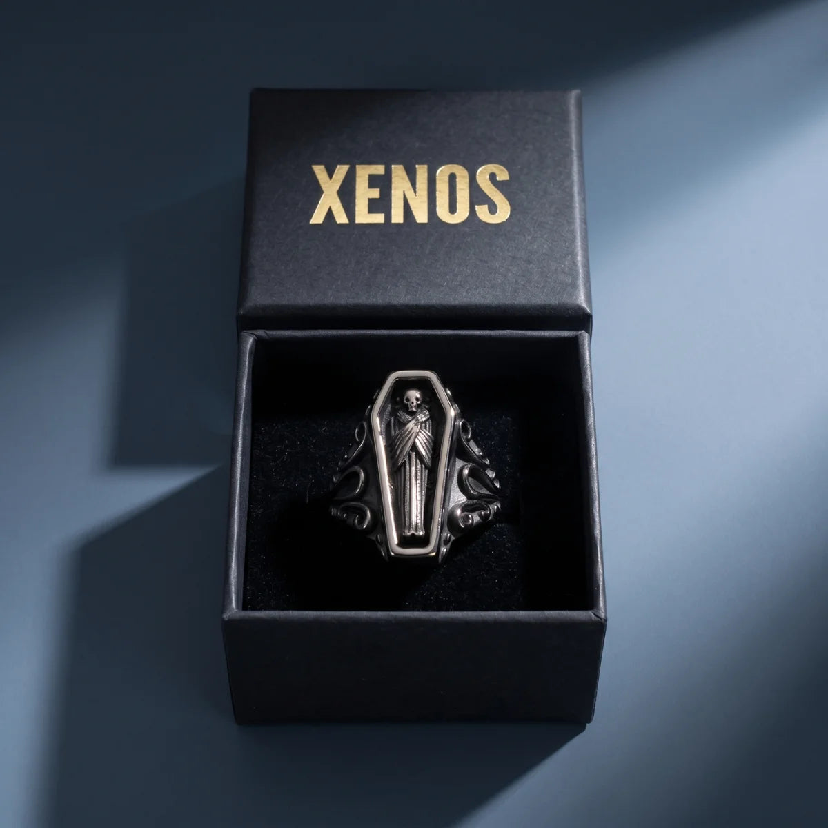 Coffin Ring Inside a Xenos Jewelry Box