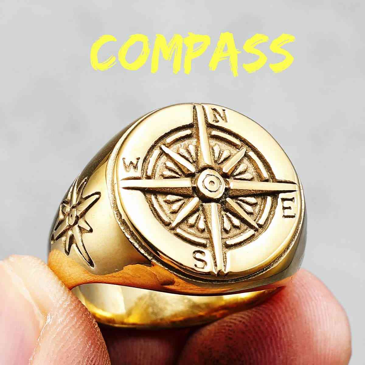 Compass Rings For Kids Compass Rings in Four Colors | Xenos Jewelry