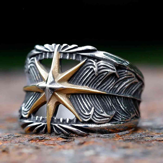Compass Star Ring Xenos Jewelry