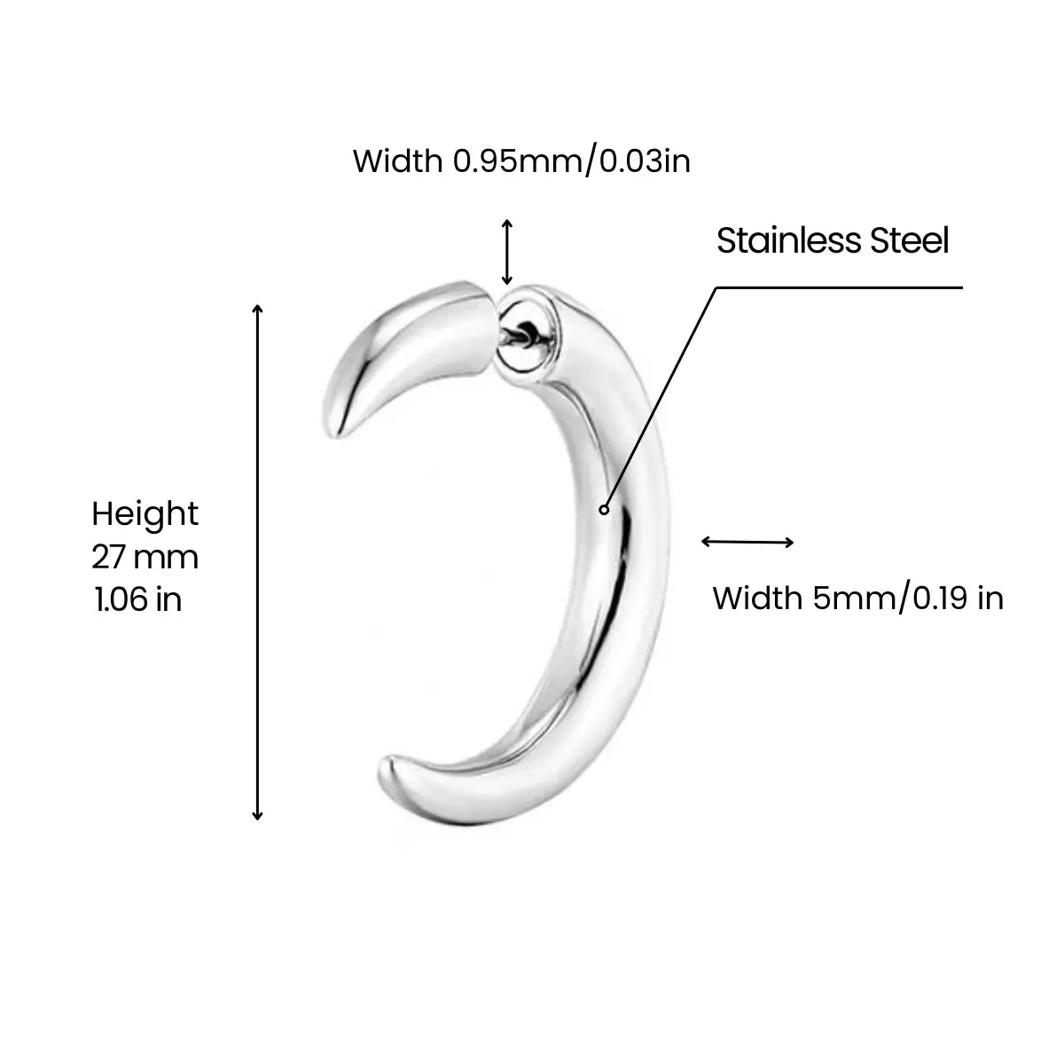 Crescent Moon Earrings