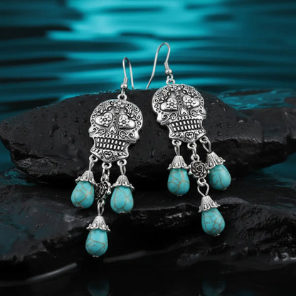 Day of the Dead Sugar Skull Earrings