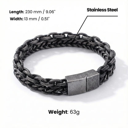 Double Link Bracelet Dimensions and Weight