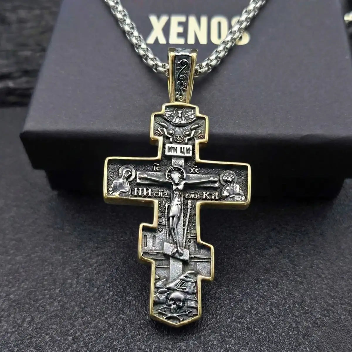 Eastern Orthodox Pendant Necklace Box Details