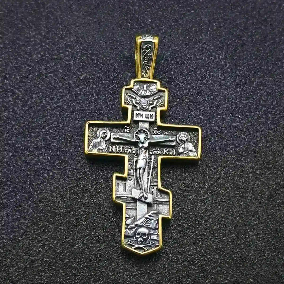 Eastern Orthodox Pendant Necklace Gold Pendant Only