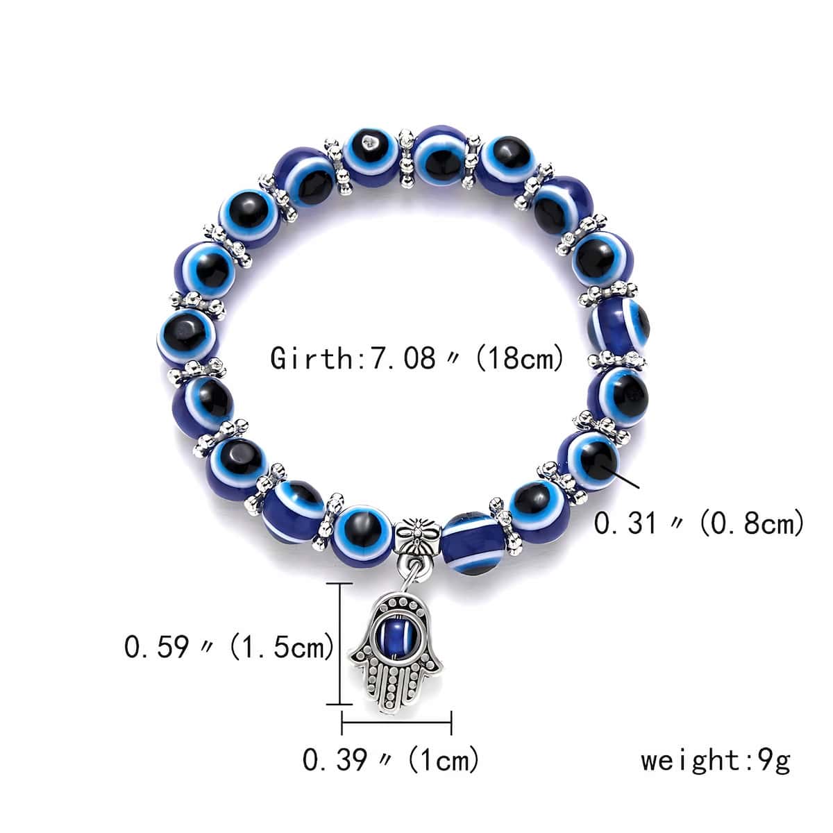 Evil Eye Bead Bracelet for Women Xenos Jewelry