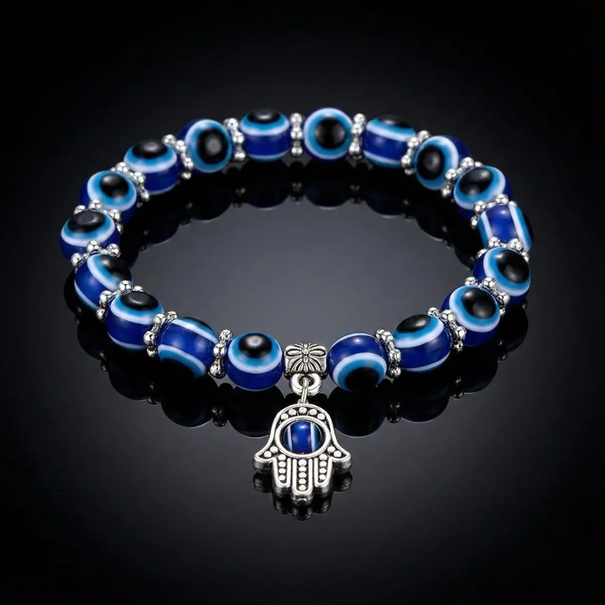Evil Eye Bead Bracelet