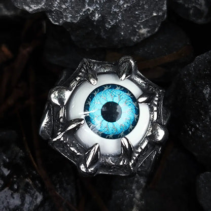 Eyeball Ring Evil Eye Stainless Steel | Xenos Jewelry Eyeball Ring Evil Eye Stainless Steel | Xenos Jewelry