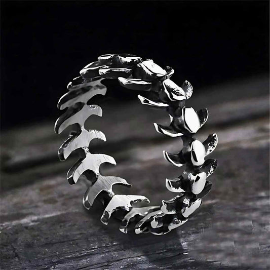 Fishbone Ring Xenos Jewelry