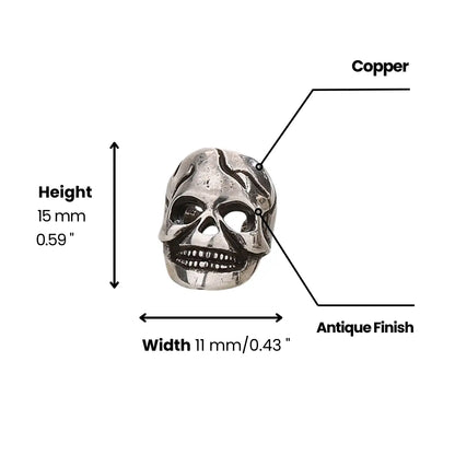 Geometric Skull Ear Cuff Earrings Dimensions