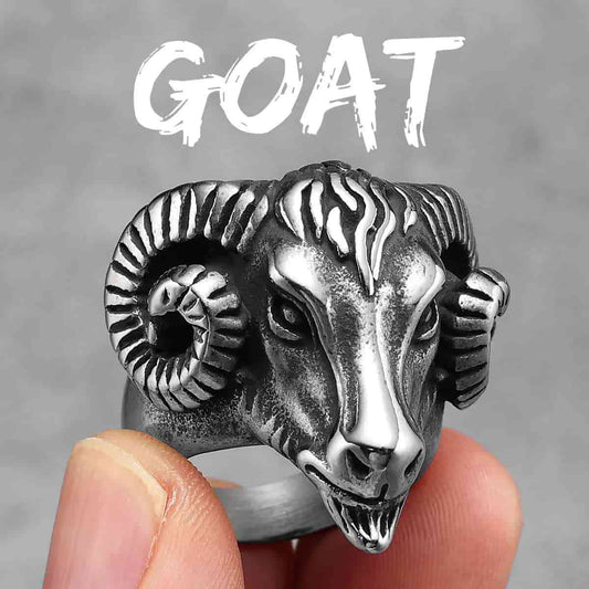 Goat Head Ring