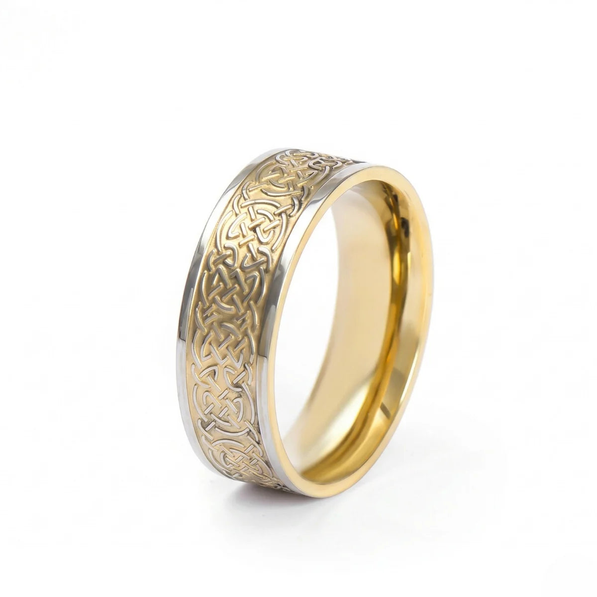 Gold Celtic Knot Band