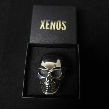 Gothic Skull Ring Presented in Box Xenos Jewelry