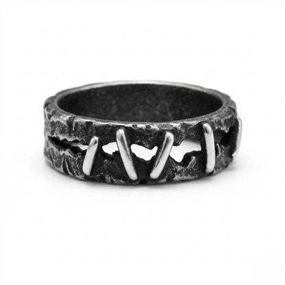 Grunge Band Ring Style A Details