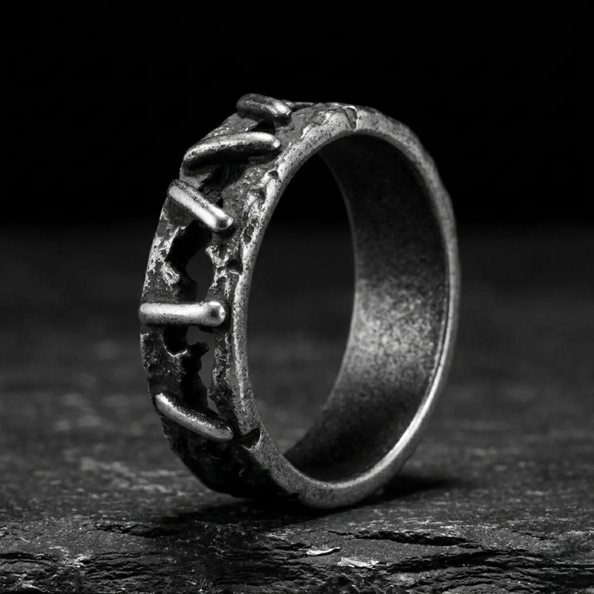 Grunge Band Ring Style A