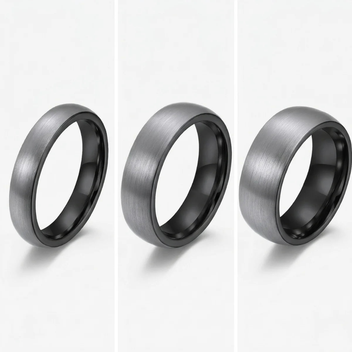 Gunmetal Tungsten Band Details