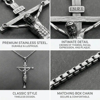 Inri Cross Necklace Features